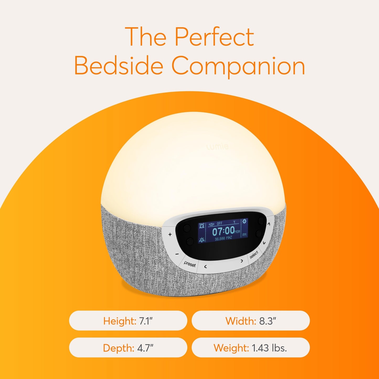 Lumie Bodyclock Shine 300 – Sunrise & Sunset Alarm Clock: The End of Being Startled Awake — Sunrise Alarm with Gradual Light