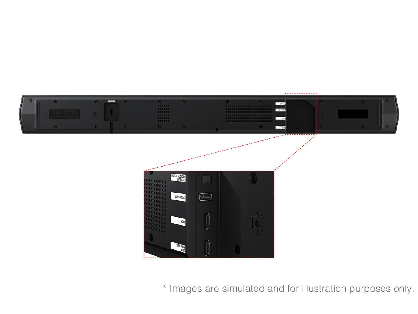 Samsung B-Series Soundbar: The Soundbar That Brings the Room Together — Samsung 3.1 Channel with Subwoofer