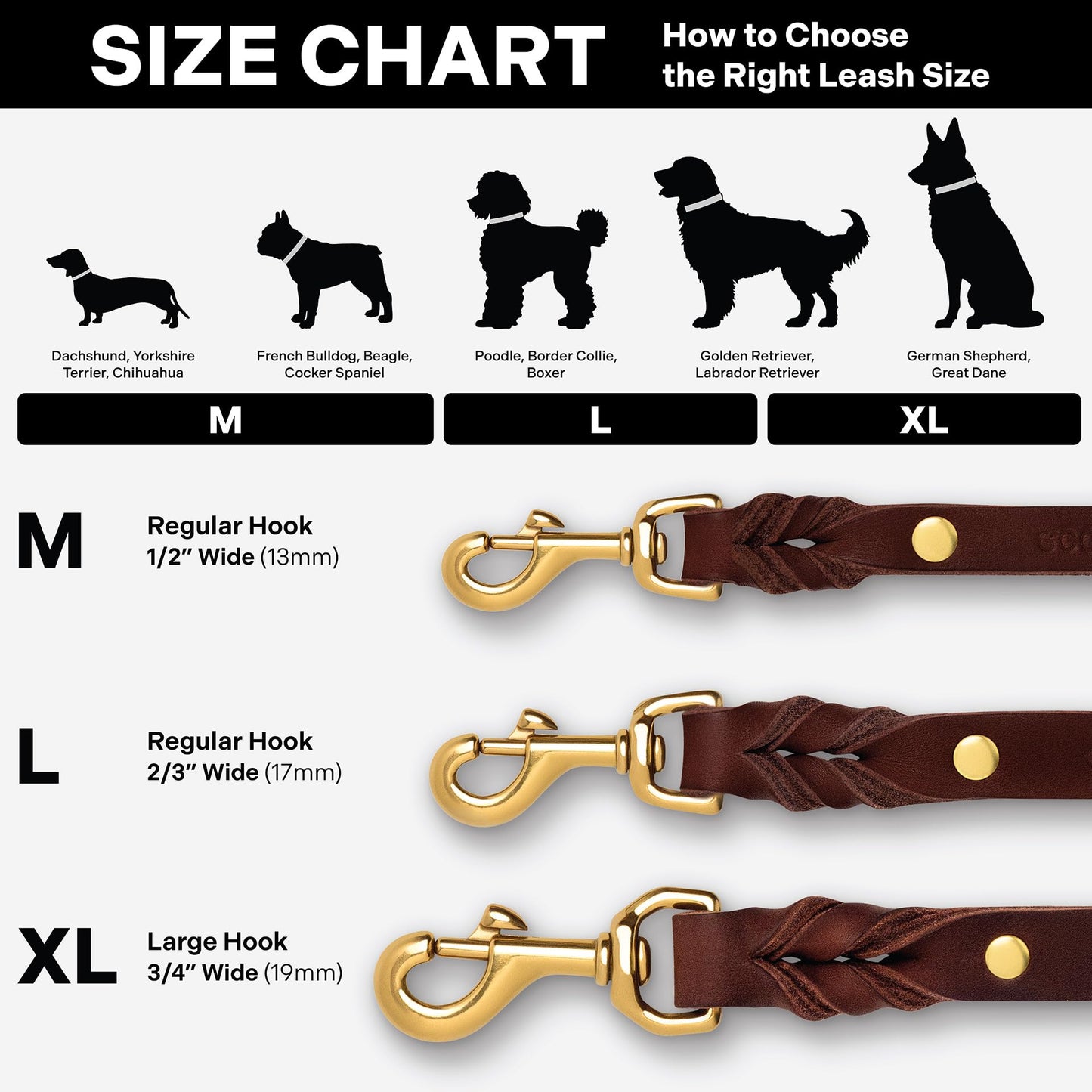 Scout Supply Classic Leather Dog Leash: The Leash That Earns Its Patina — Full-Grain Leather Dog Leash with Solid Brass Hardware