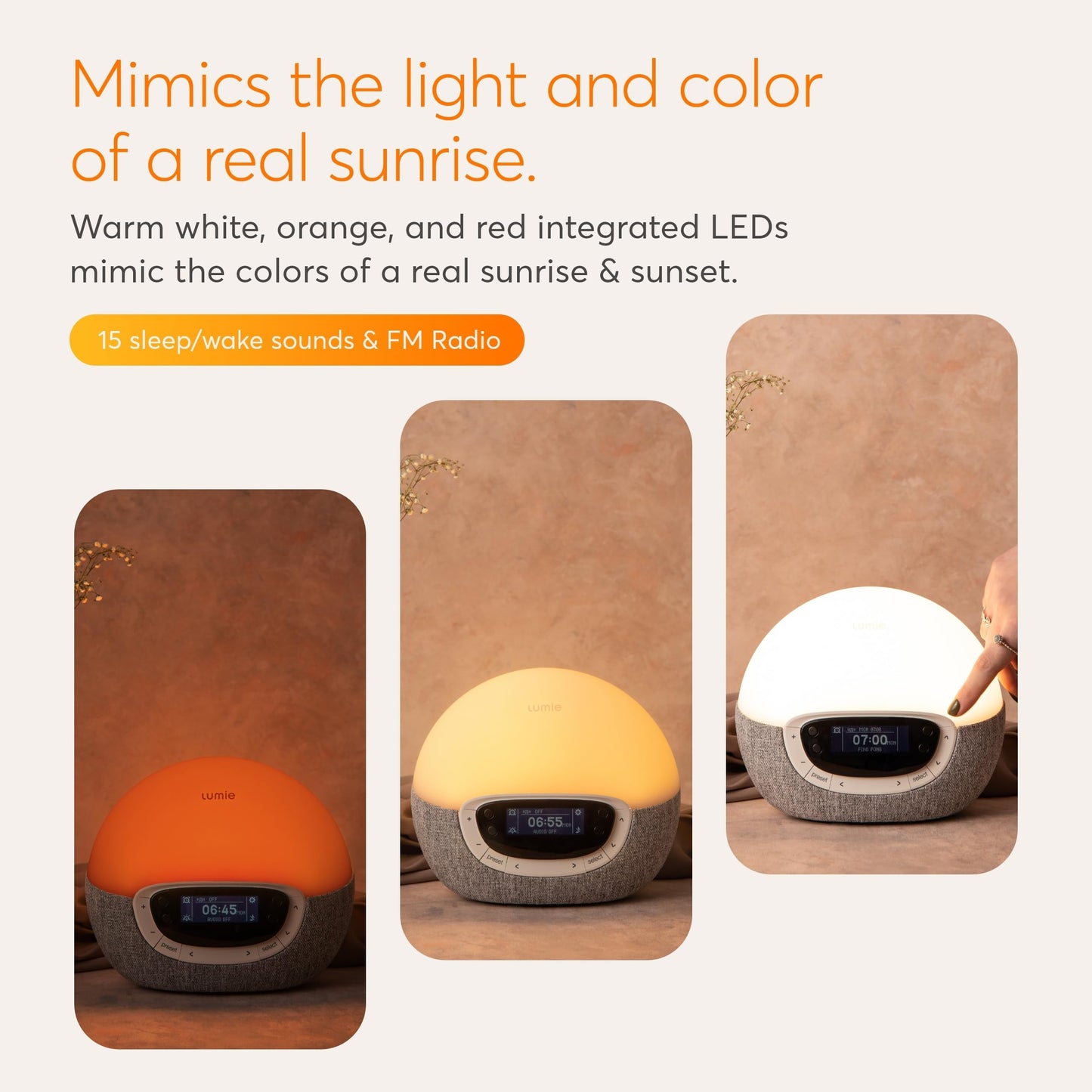 Lumie Bodyclock Shine 300 – Sunrise & Sunset Alarm Clock: The End of Being Startled Awake — Sunrise Alarm with Gradual Light
