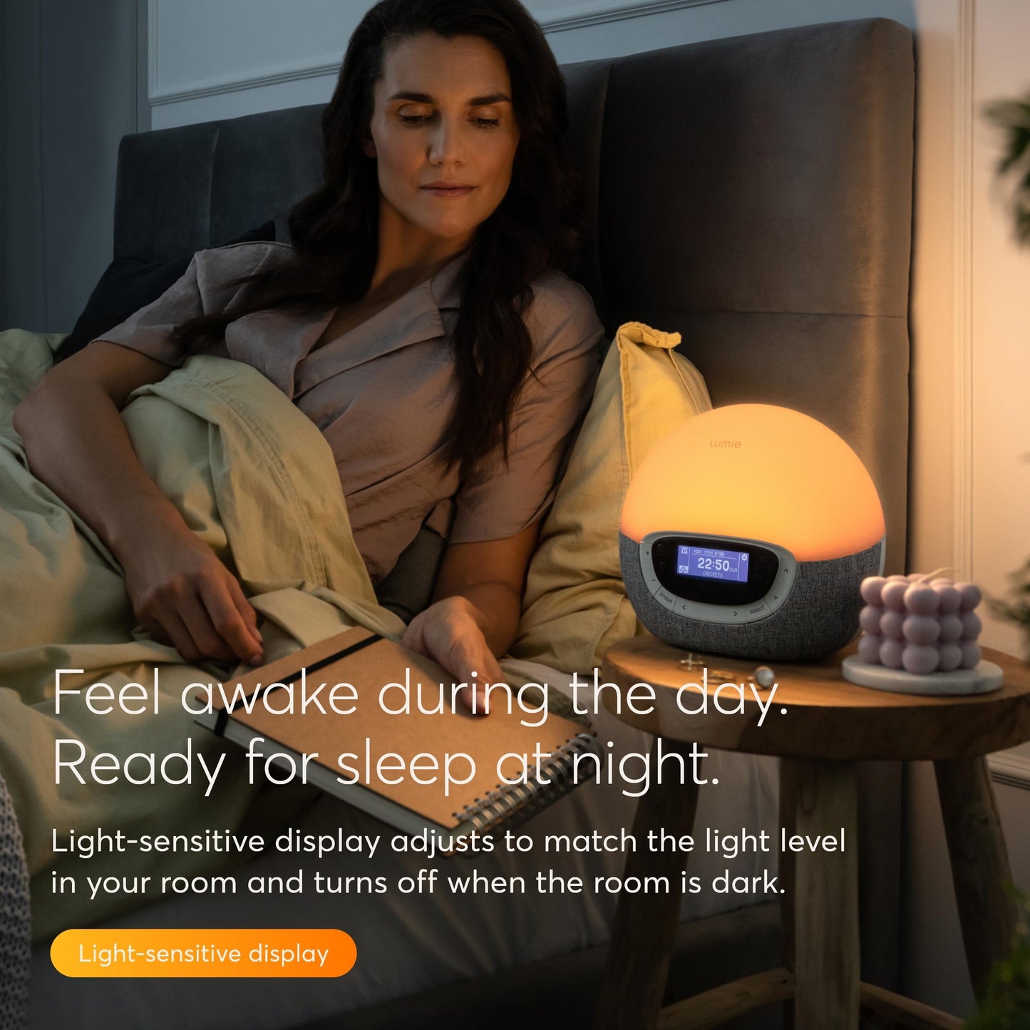 Lumie Bodyclock Shine 300 – Sunrise & Sunset Alarm Clock: The End of Being Startled Awake — Sunrise Alarm with Gradual Light