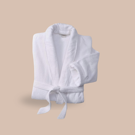 MONARCH Terry Velour Bathrobe - Luxury 100% Cotton Hotel Spa Robe: The Robe That Earns Its Weight — Plush Cotton Terry Velour Robe