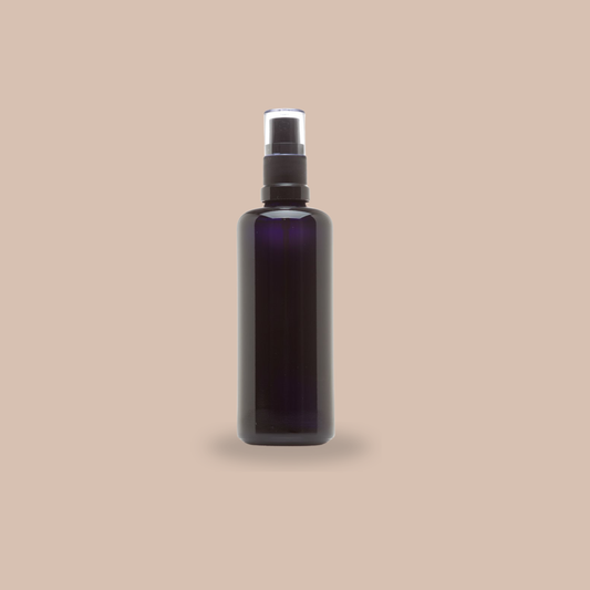Infinity Jars 100 Ml (3.4 fl oz) Black Ultraviolet Glass Fine Mist Spray Bottle: The Bottle That Outlasts the Trend — Black UV Glass Fine Mist Sprayer