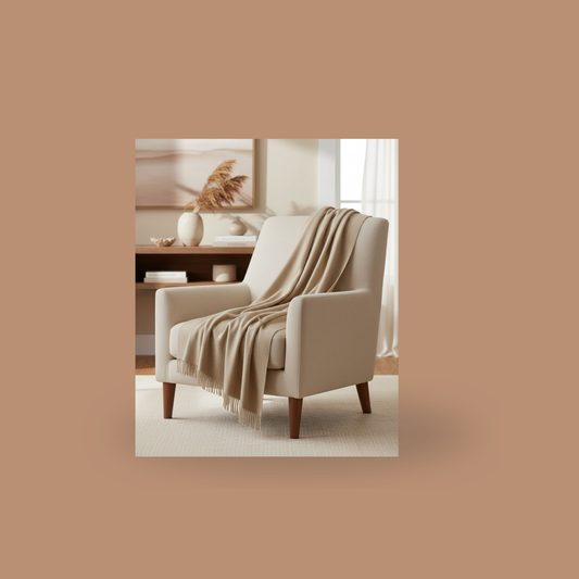Superfine Alpaca Wool Throw Blanket: The Third Throw — the One That's Not Shared / The Throw the Dog Doesn't Get to Claim