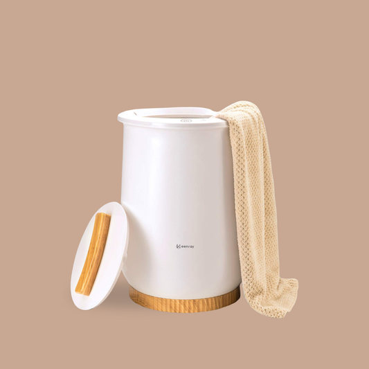 Keenray Towel Warmer Bucket — Freestanding (ALTERNATIVE): Warmth Without the Renovation — Freestanding Towel Warmer with Auto Shut-Off
